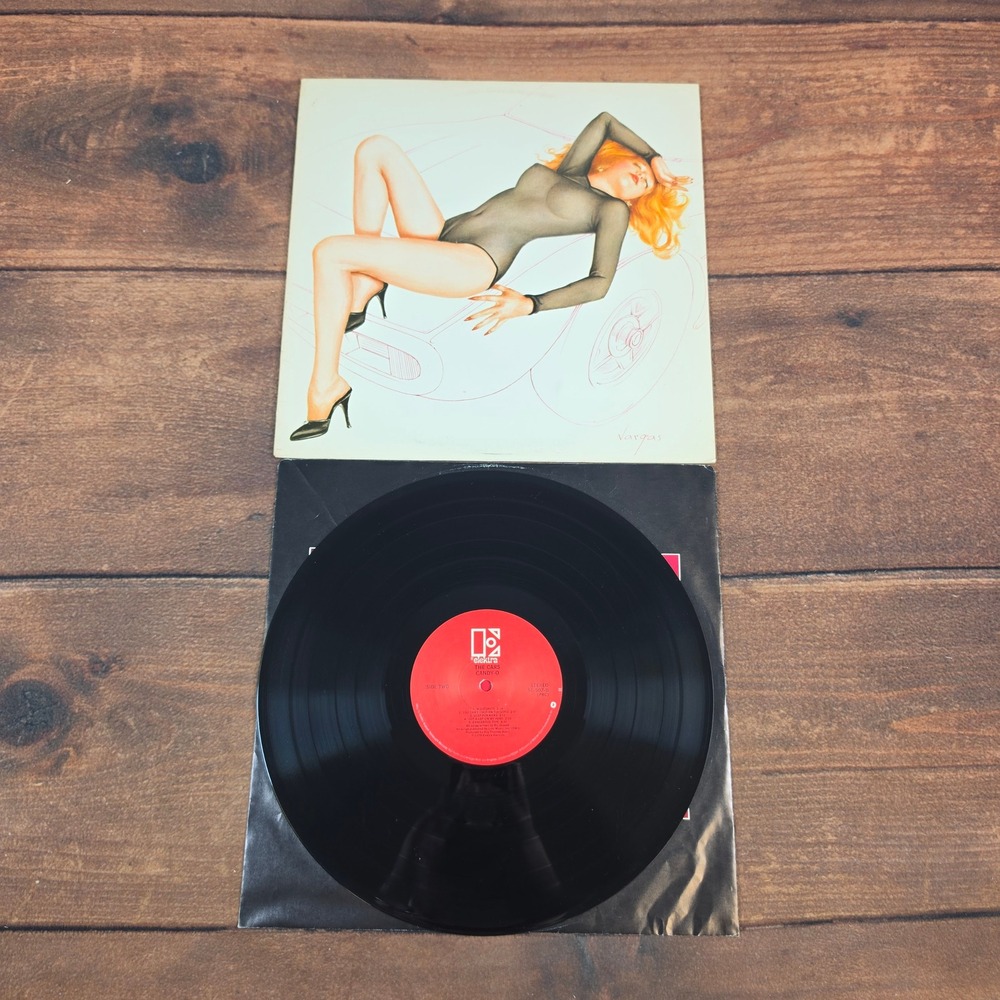 The Cars Candy-O Vinyl LP 12" Black Good 1979 Elektra New Wave Vargas Cover Art